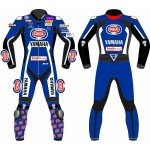 Yamaha PATA 2019 One Piece Motorbike Racing Leather Suit For Men's all Size